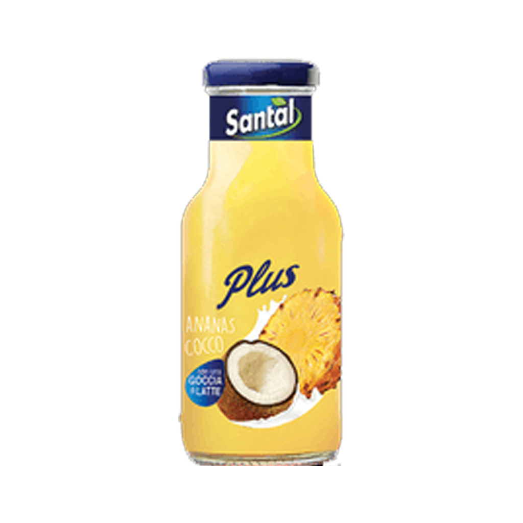 Բնական հյութ «Santal Plus» արքայախնձոր/կոկոս 250մլ