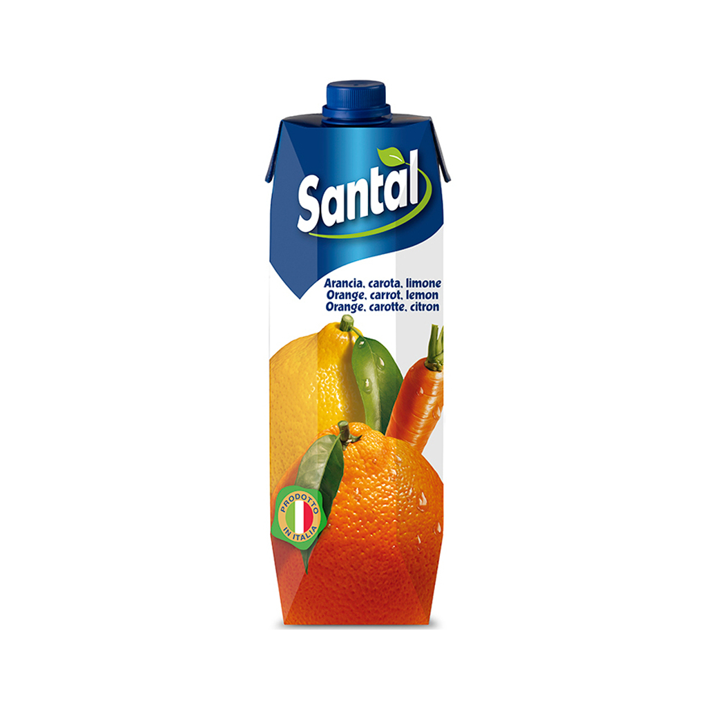 Բնական հյութ «Santal ACE» նարինջ/կիտրոն/գազար 1լ
