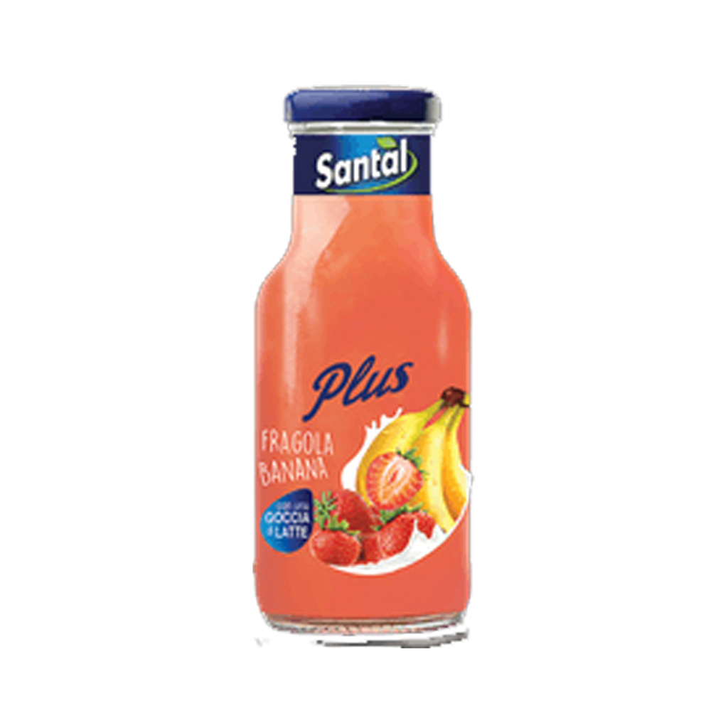 Բնական հյութ «Santal Plus» ելակ/բանան 250մլ