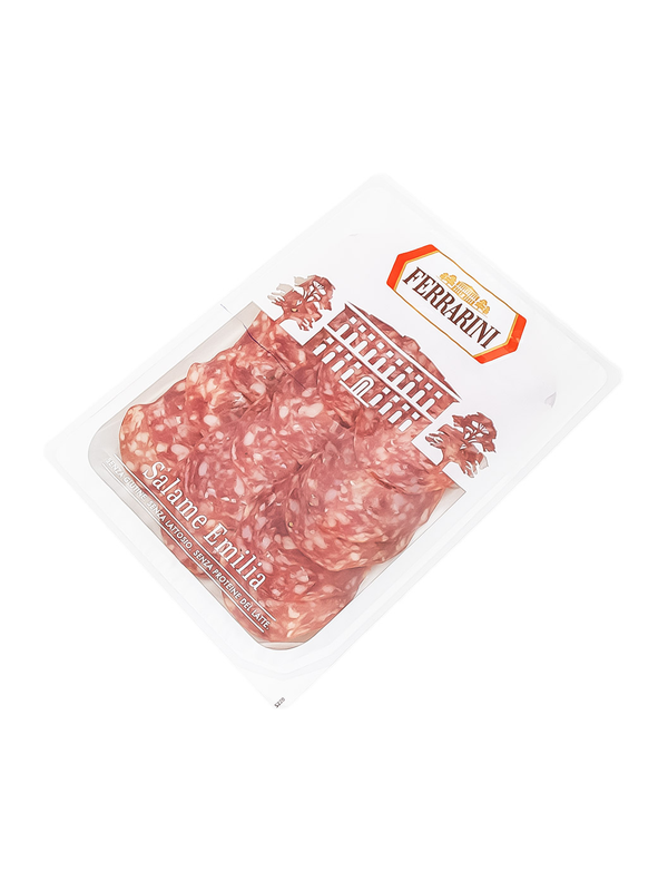 Երշիկ «Ferrarini Salami Emiliano» հում-հնեցված, կտրատած 90գ