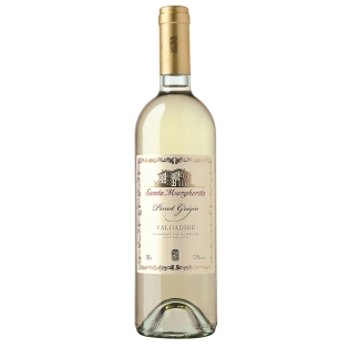 Вино `Santa Margherita Pinot Grigio Valdadige DOC` белое, сухое 750мл