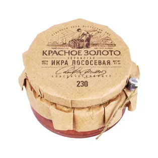 Ձկնկիթ «Krasnoe Zoloto» սաղմոնի /Կետա/ 230գ