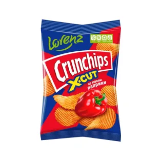 Չիպս «Lorenz Crunchips X-Cut» պապրիկա 70գ