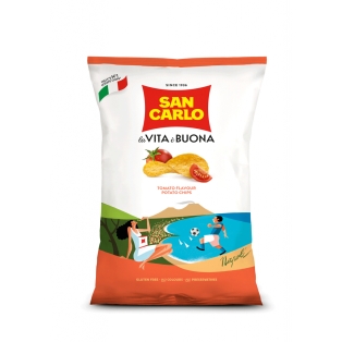 Чипсы `San Carlo`  /помидор/ 150г