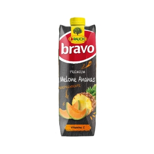 Հյութ «Bravo Premium» սեխ/արքայախնձոր 1լ