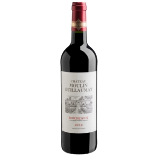 Вино `Chateau Guillaumat` красное, сухое 750мл