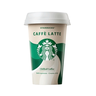 Iced coffee `Starbucks Caffe Latte` /cup/ 220ml