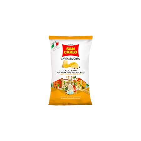 Չիպս San Carlo Cheese & pepper 100գր