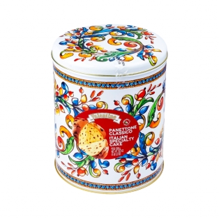 Թխվածքաբլիթ Valentino Panettone Classic 1կգ թիթեղյա տուփ