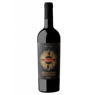 Wine `Piccini Frapasso Primitivo` red, dry 750ml