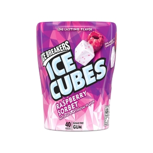 Chewing gum `Ice Breakers` raspberry sorbet