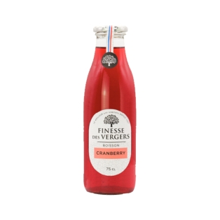 Natural juice `Finesse Des Vergers Bio` cranberry 750ml