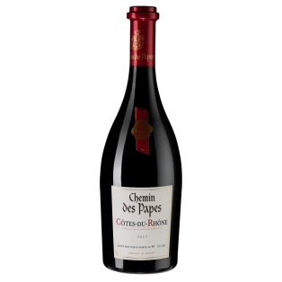 Wine `Cotes Du Rhone Chemin` red, dry 750ml