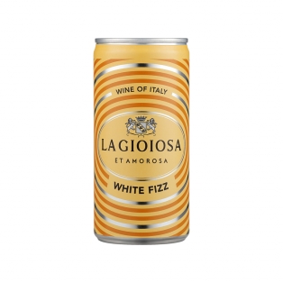 Вино игристое La Gioiosa White frizzante Lattine 0.2л