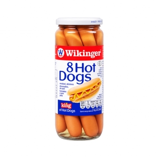 Նրբերշիկ «Wikinger» ապխտած, հոթ դոգի 550գ