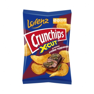 Չիպս Lorenz Crunchips X-Cut սթեյք չուրրասեկո 70գր