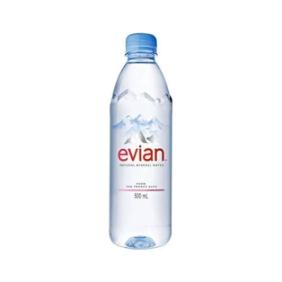 Բնական աղբյուրի ջուր «Evian» պ/շ 500մլ