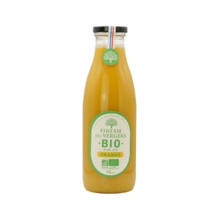 Natural juice `Finesse Des Vergers Bio` orange 750ml
