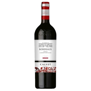 Wine `Calvet  Cabernet Sauvignon` red, dry 750ml