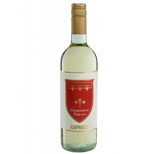 Wine `Chardonnay Toscana Caparzo` white, dry 750ml