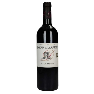 Wine `Donjon de Lamarque Haut Médoc AOP` red, dry 750ml