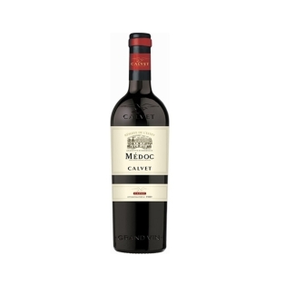 Wine `Calvet Medoc` red, dry 750ml