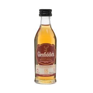Виски `Glenfiddich` 15 лет 50мл