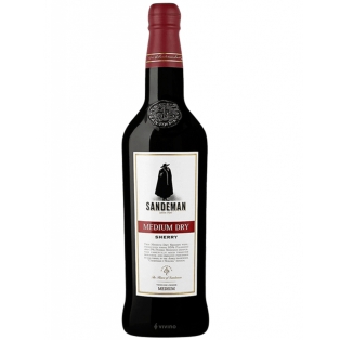 Wine `Sandeman Medium Dry Sherry` semi-dry 750ml