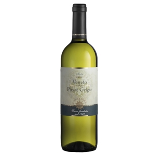 Wine `Pinot Grigio Veneto` white, dry 750ml