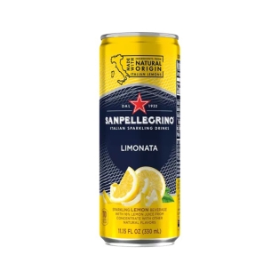 Безалкогольный напиток `San Pellegrino Limonata` ж/б 330мл