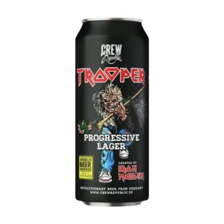 Գարեջուր «Bitburger Iron Maiden» /թիթ./ 500մլ