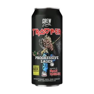 Գարեջուր «Bitburger Iron Maiden» /թիթ./ 500մլ