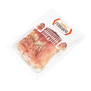 Խոզապուխտ «Ferrarini Speck» հում-հնեցված, կտրատած /առանց գլյուտեն/ 90գ