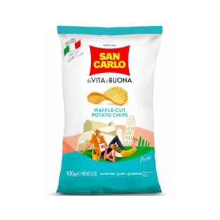 Չիպս «San Carlo Waffle-Cut Potato» 100գ