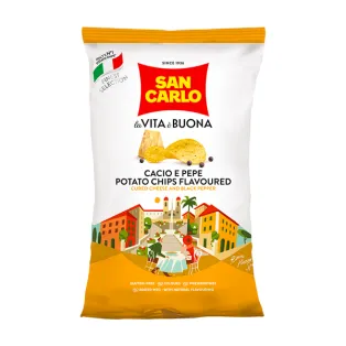 Չիպս «San Carlo» պանիր/պղպեղ 100գ