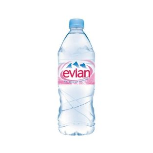 Բնական աղբյուրի ջուր «Evian» պ/շ 1լ