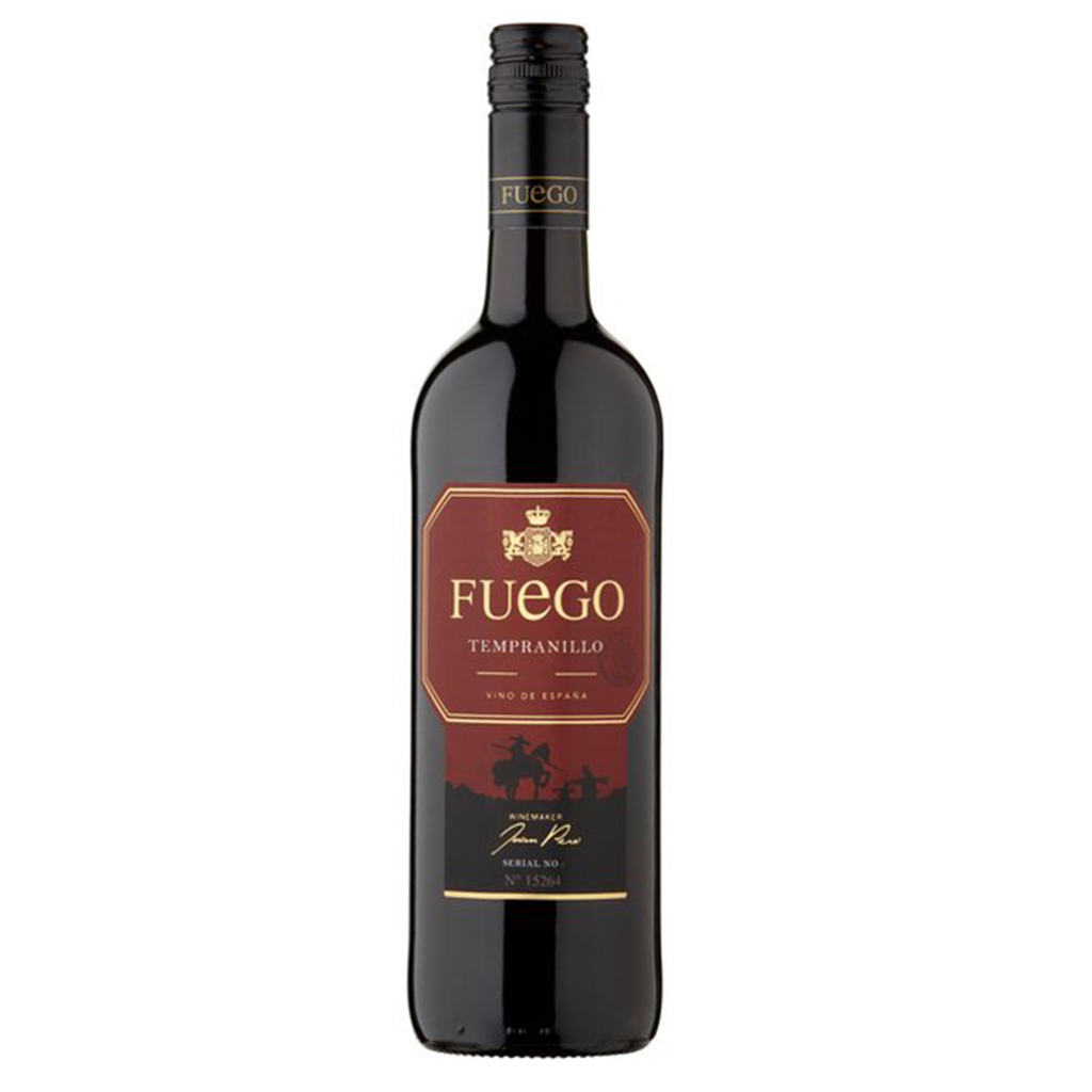 Wine `Fuego Tempranillo` red, dry 750ml