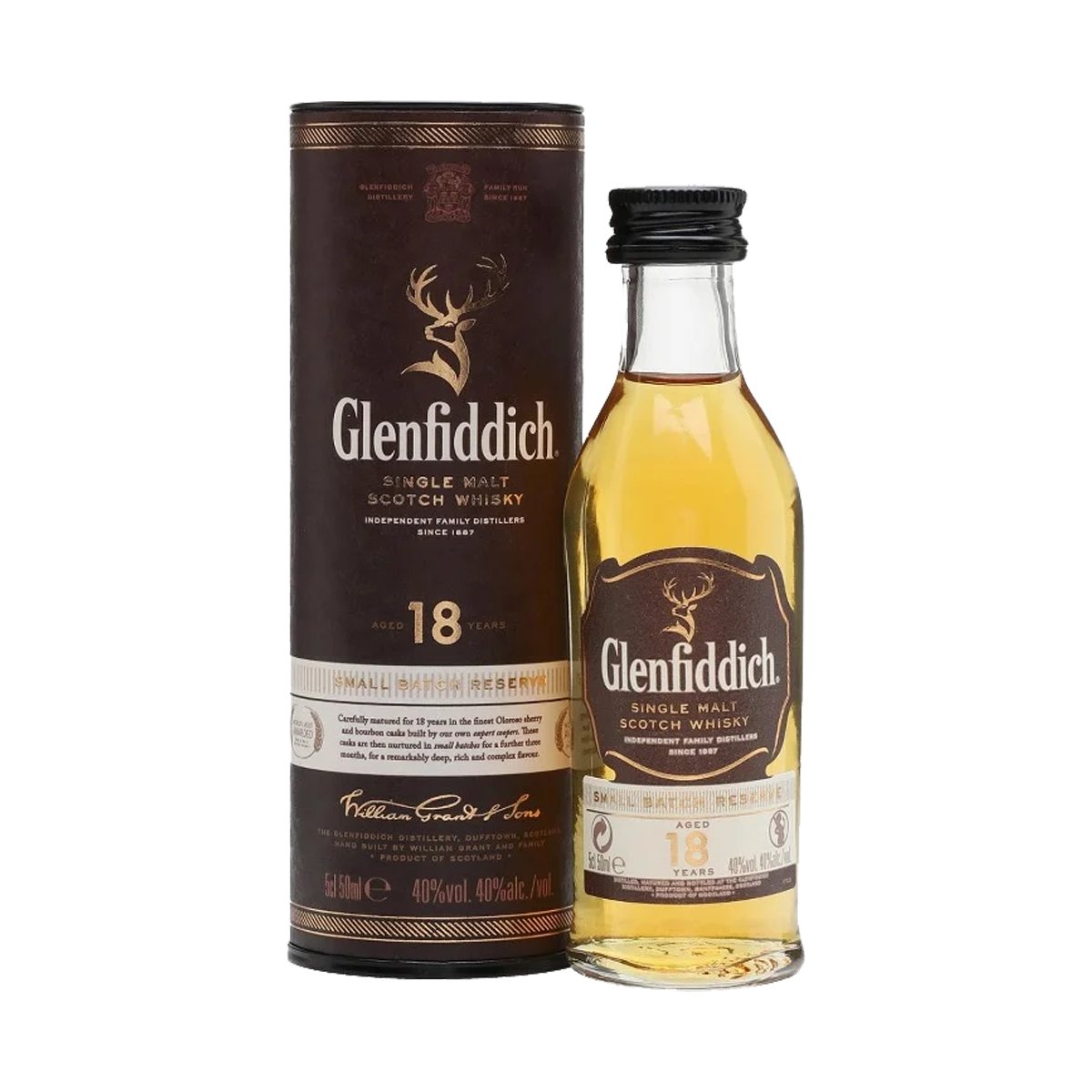 Վիսկի «Glenfiddich» 18 տարեկան 50մլ