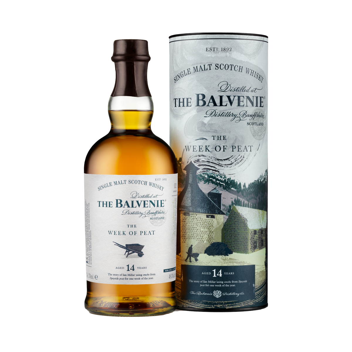 Վիսկի «The Balvenie Week of Peat» 14 տարեկան 700մլ