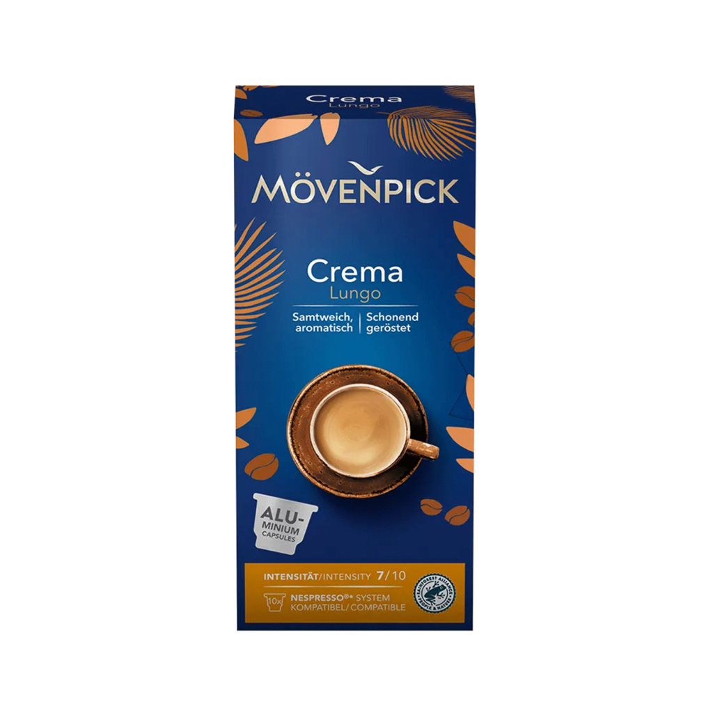 Кофе в капсулах `Movenpick Crema Lungo` 8*10г
