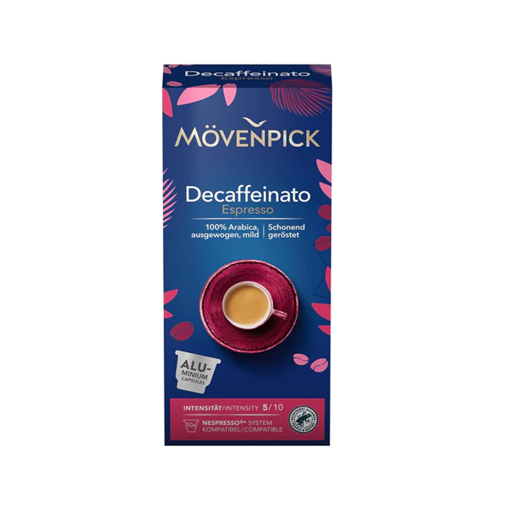 Кофе в капсулах `Movenpick Decaffeinato Espresso` 55г