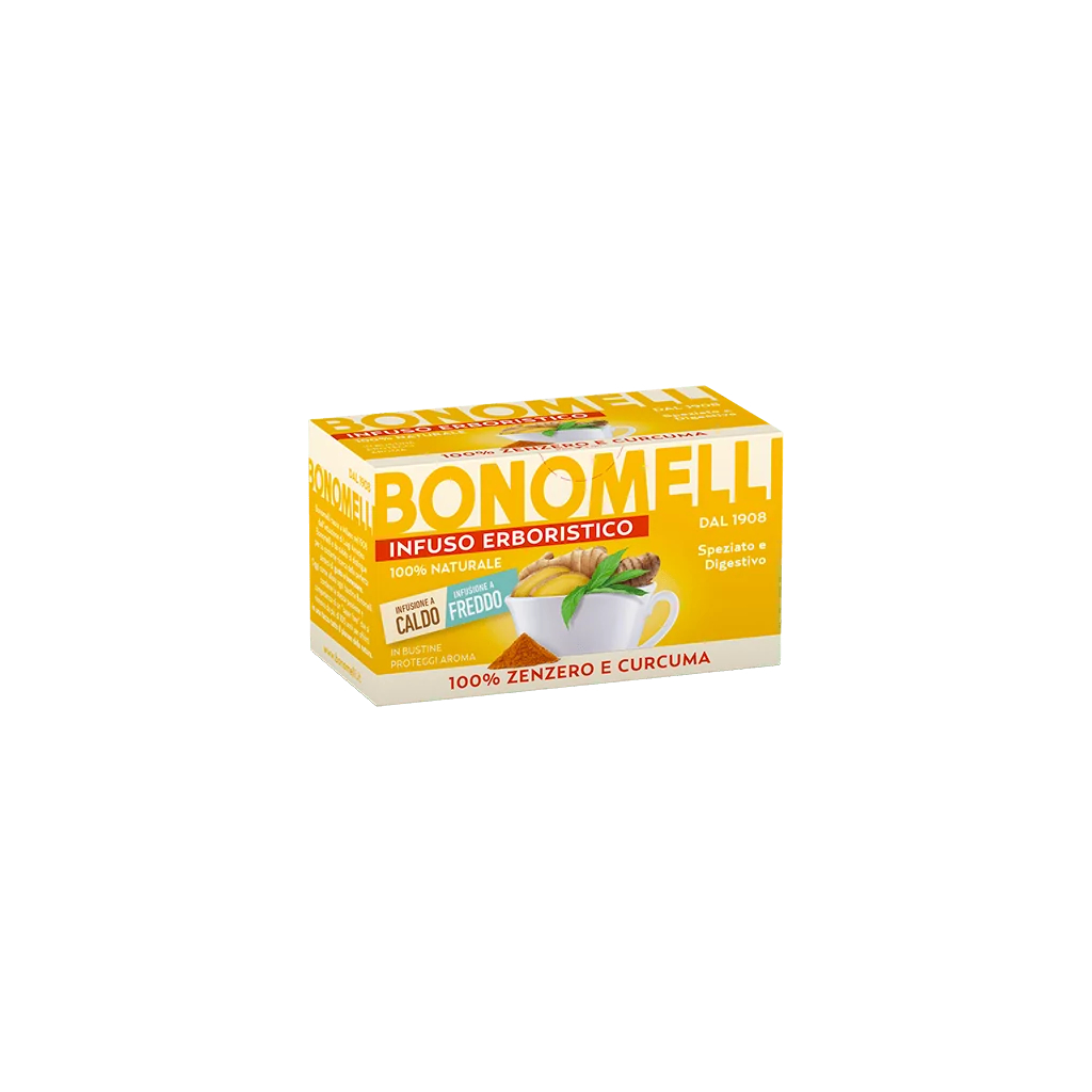 Թեյ «Bonomelli» կոճապղպեղ/քրքում 32գ