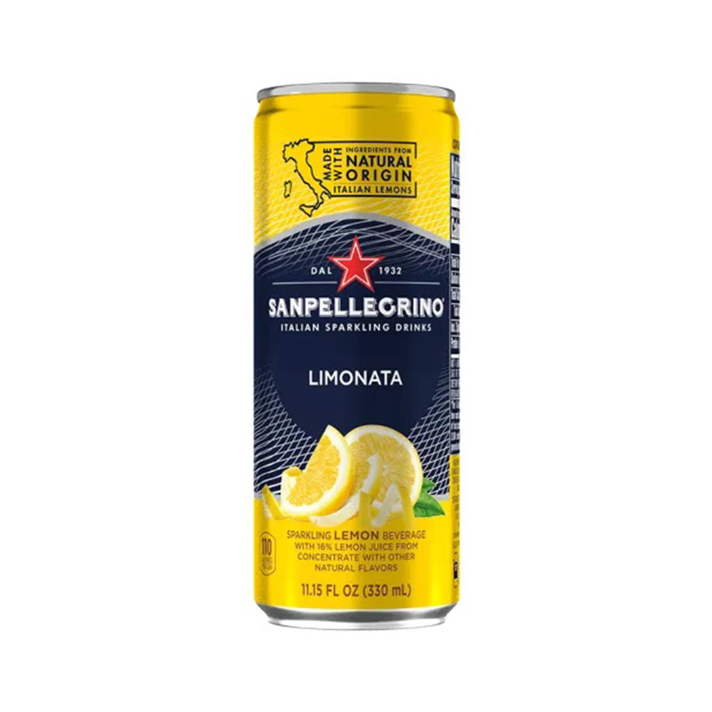Безалкогольный напиток `San Pellegrino Limonata` ж/б 330мл