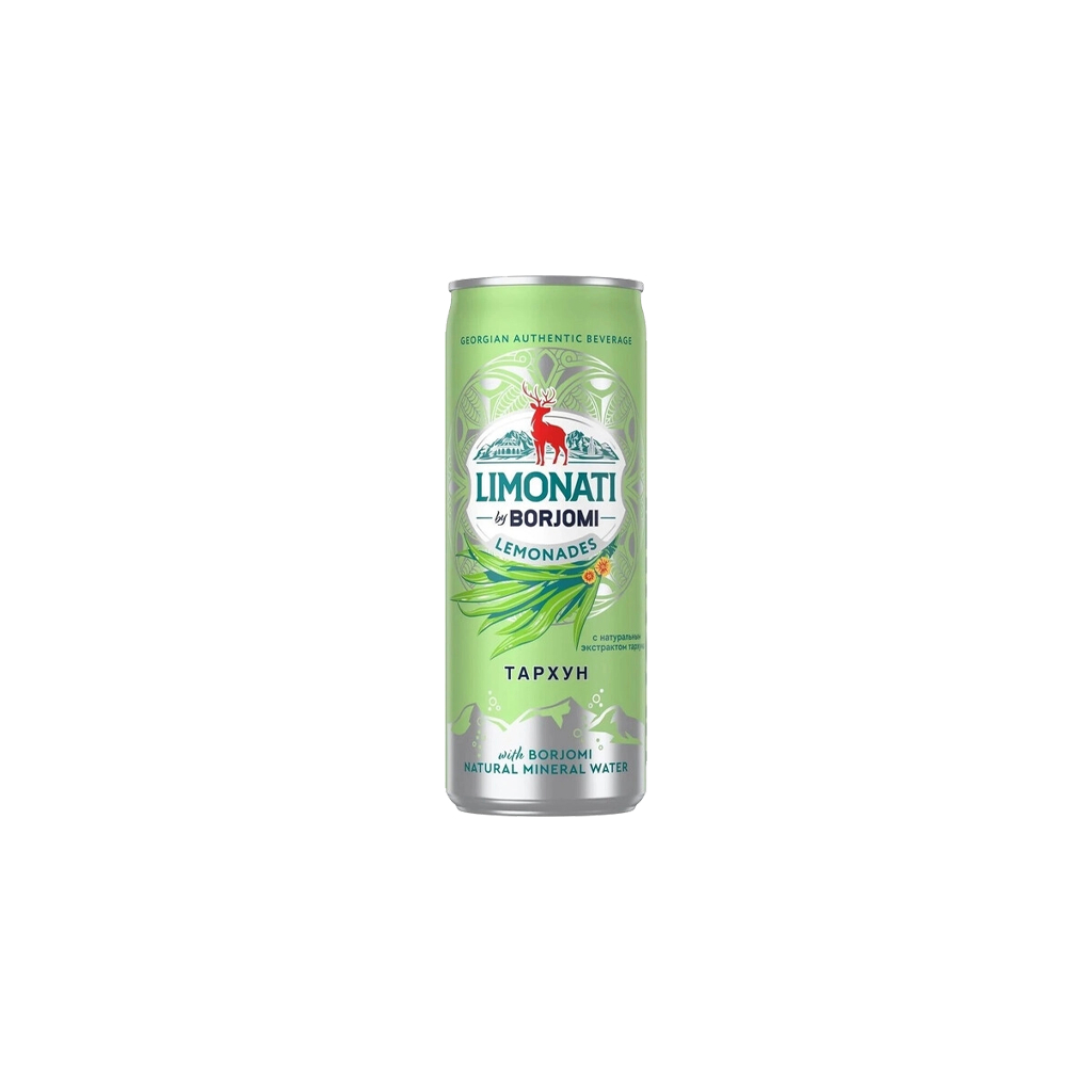 Напиток безалкогольный `Limonati by Borjomi` эстрагон 330 мл