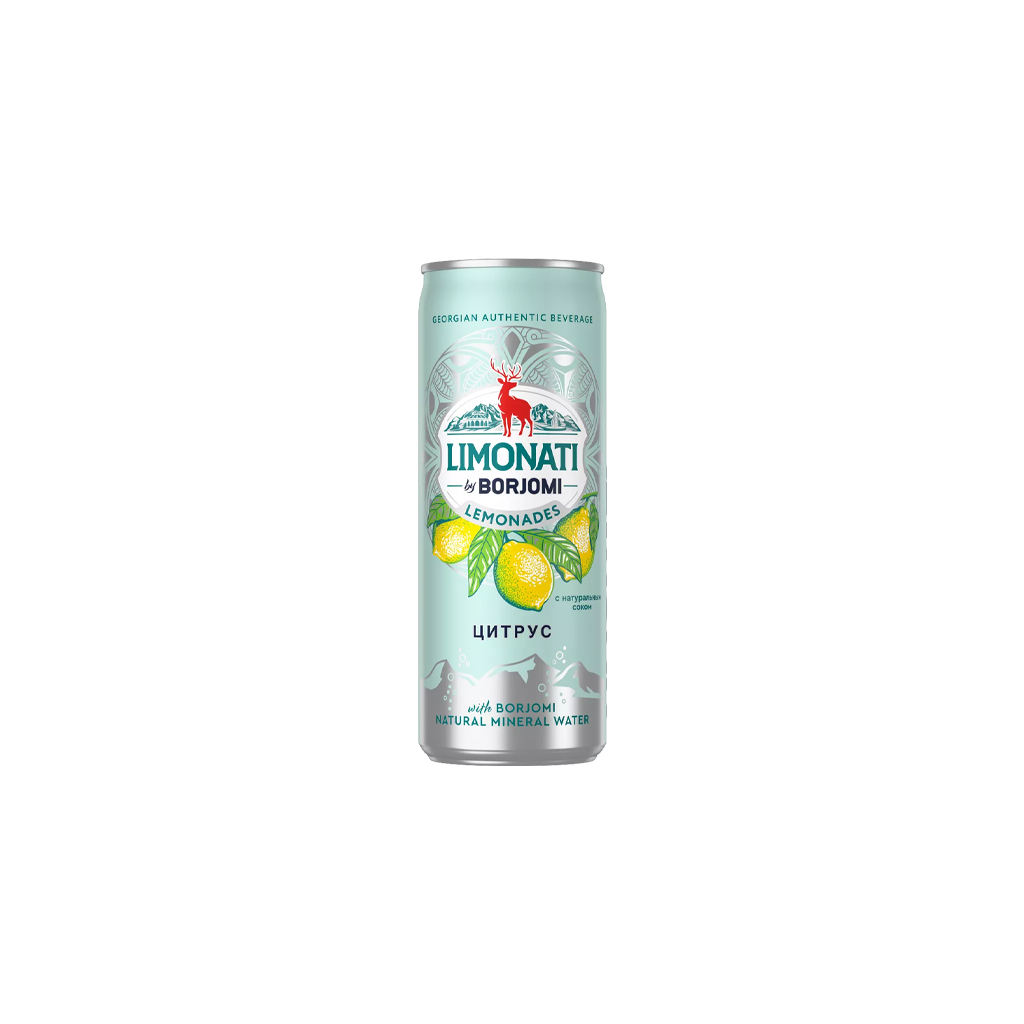 Զովացուցիչ ըմպելիք Limonati by Borjomi ցիտրուս 330մլ