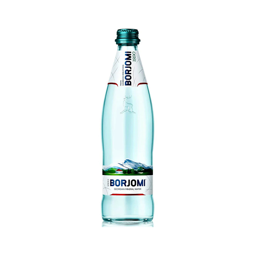 Минеральная вода `Borjomi` газированная 500мл