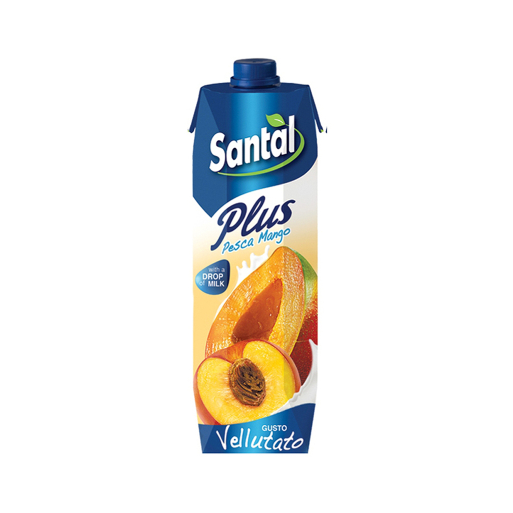 Сок натуральный `Santal` персик/манго 1л
