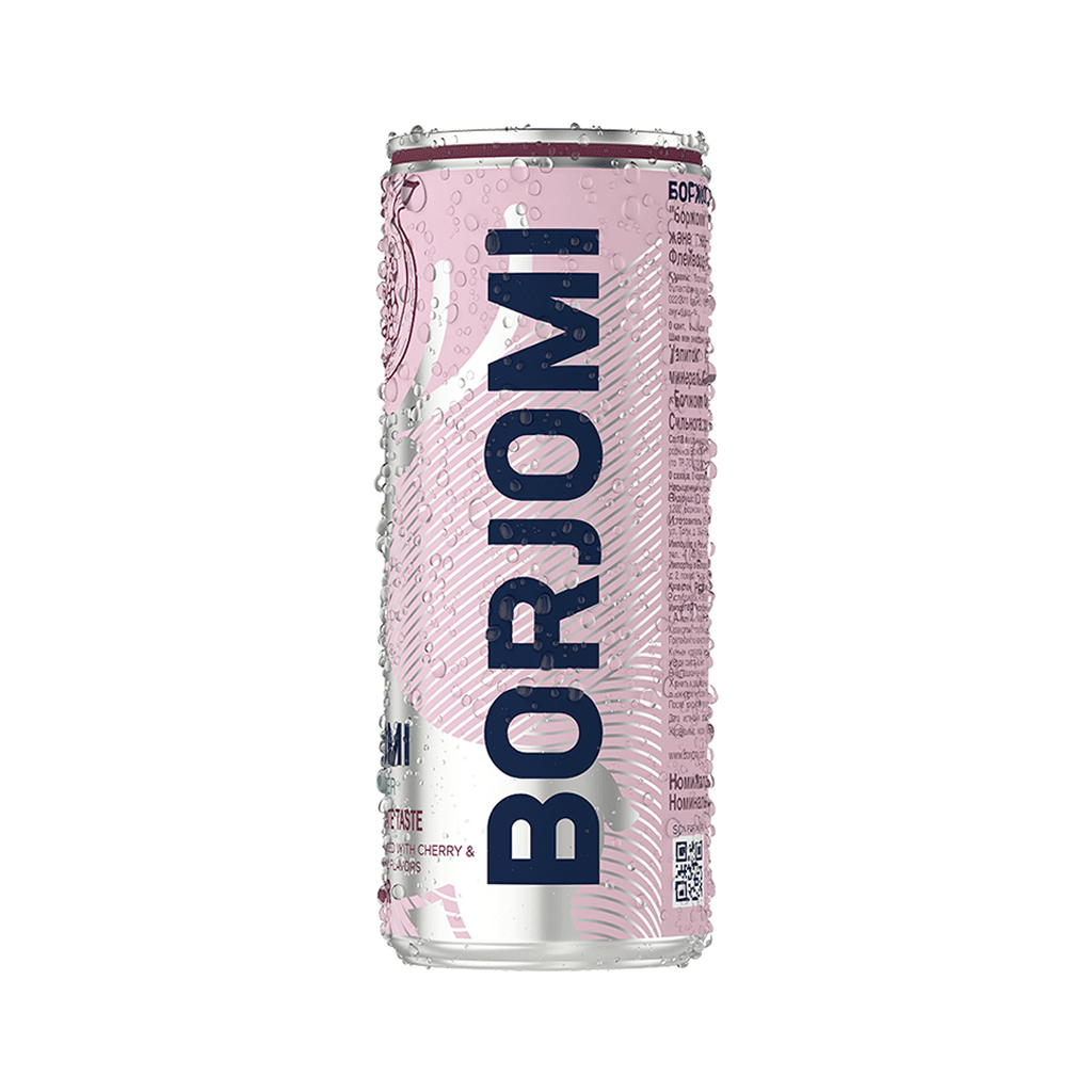 Минеральная вода `Borjomi` вишня/гранат 330мл
