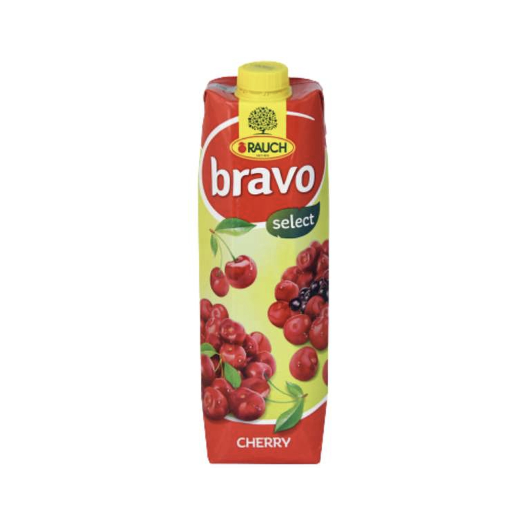 Натуральный сок `Bravo` вишня 1л