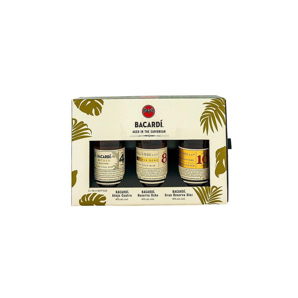 Rum `Bacardi` collection  3*100ml